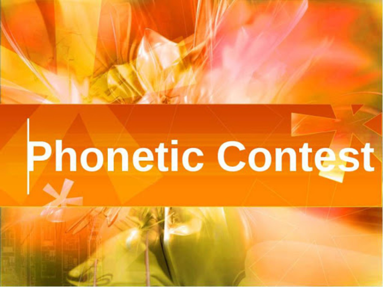 Ғ. Phonetic competition