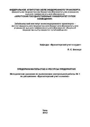 Предпринимательство и ресурсы предприятия